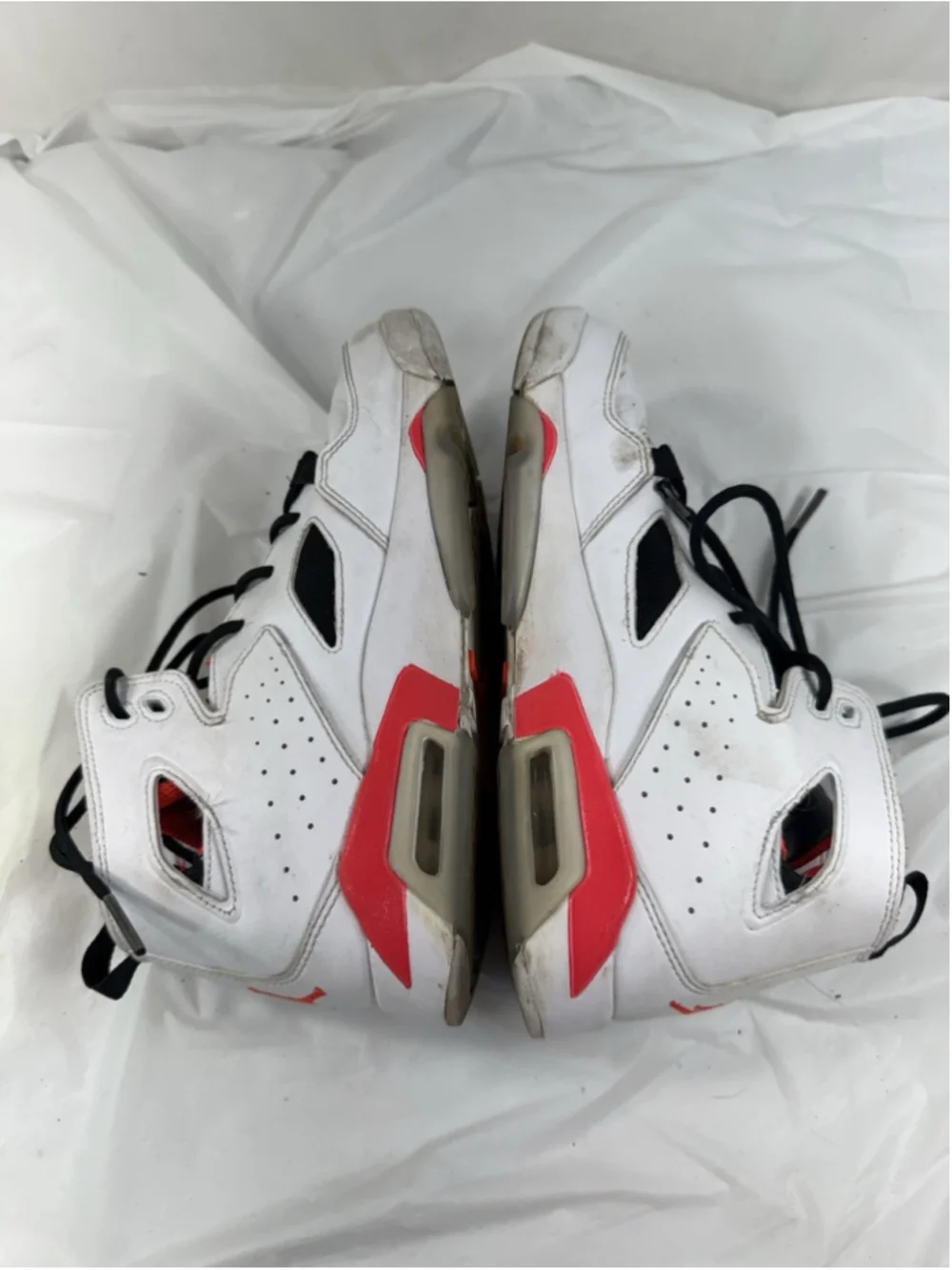 Air Jordan Flight Club 91 DM1685-106 Mens 5Y Sneaker White Infrared Basketball